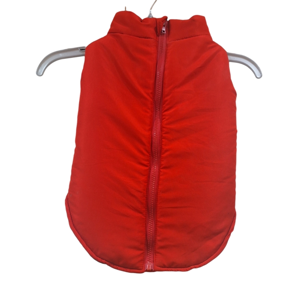 North Paw Dog Fleece Lined Harness Red Jacket Vest Size Large - NEW